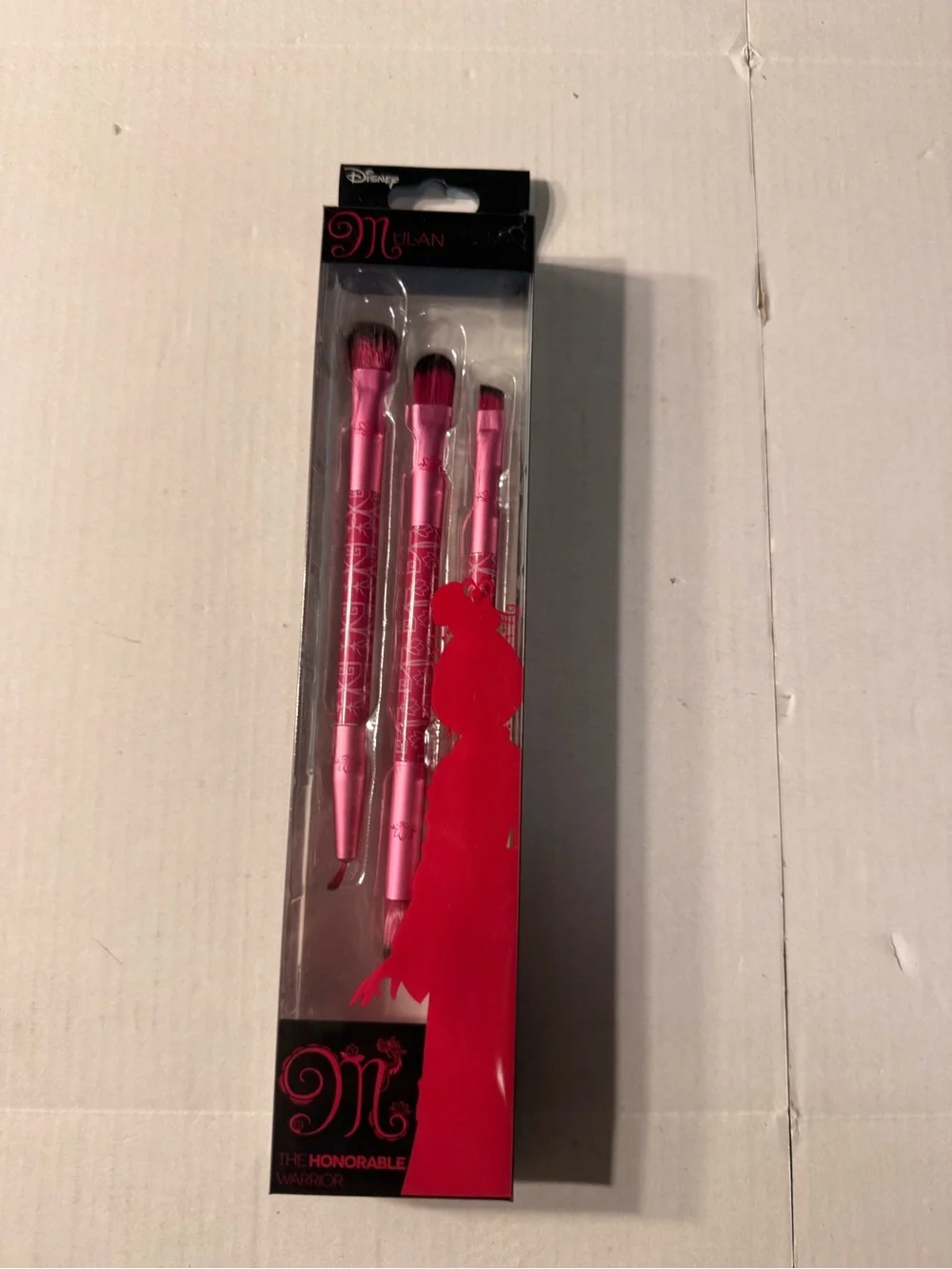 Disney Pink Mulan Eye Brush Trio
